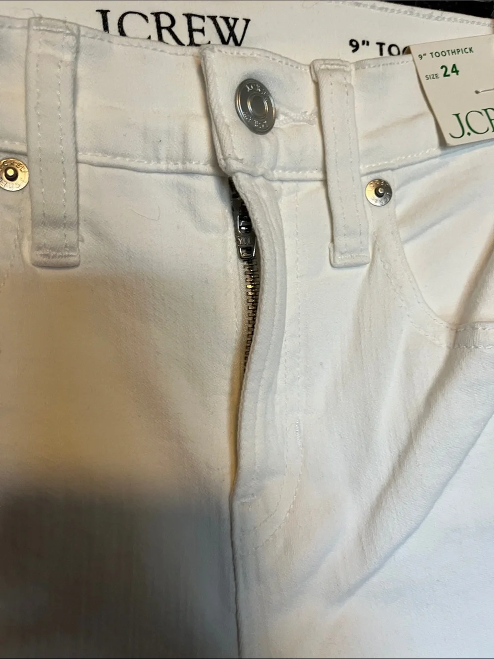 J. Crew Kids Off-White Skinny Jeans